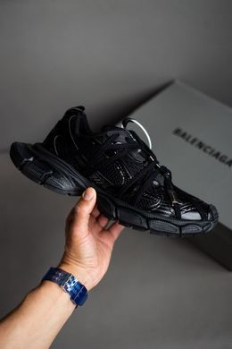 Кросівки Balenciaga 3XL Extreme Lace Sneakers Black, Чорний, 36