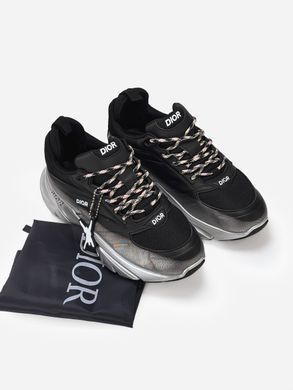 Кросівки Dior B44 Blade х Lewis Hamilton, Чорно-білий, 40