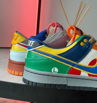 Кросівки Nike Dunk Low Super Mario Bros , Комбінований, 36