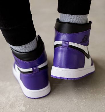 Кросівки Nike Air Jordan 1 High Court Purple (Фіолетовий) , Фіолетовий, 41