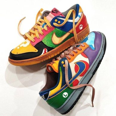 Кросівки Nike Dunk Low Super Mario Bros , Комбінований, 36