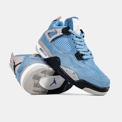 Кросівки Nike Air Jordan 4 Retro Blue (Блакитний) , Блакитний, 36