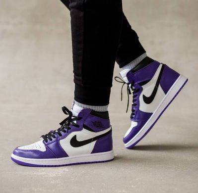 Кросівки Nike Air Jordan 1 High Court Purple (Фіолетовий) , Фіолетовий, 41