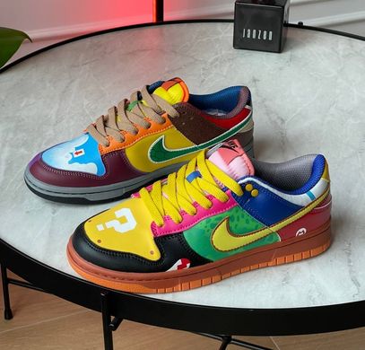 Кросівки Nike Dunk Low Super Mario Bros , Комбінований, 36