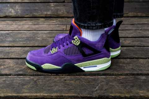 Purple cheap suede jordans