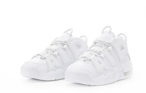 Кросівки Nike Air More Uptempo White on White (Білий) , Білий, 37