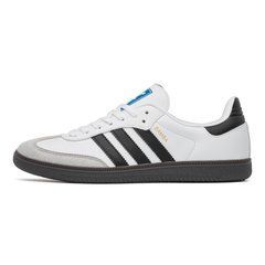 Кросівки Adidas Samba Low White Black (Білий), Білий, 39