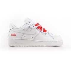 Кросівки Nike Air Force 1 x Supreme Laces White (Білий), Білий, 37