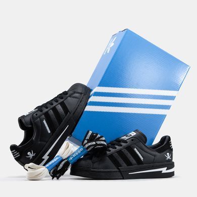 Кросівки Adidas Superstar x Neighborhood Black, Чорний, 36