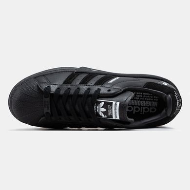 Кросівки Adidas Superstar x Neighborhood Black, Чорний, 36