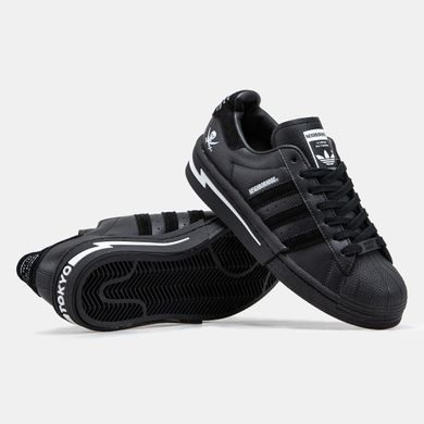 Кросівки Adidas Superstar x Neighborhood Black, Чорний, 36