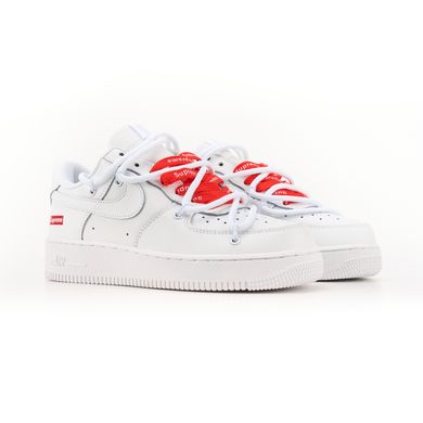 Кросівки Nike Air Force 1 x Supreme Laces White (Білий), Білий, 37