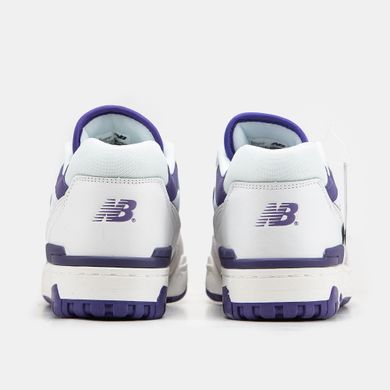 Кросівки New Balance 550 White Violet (Білий, фіолетовий), Білий, 36