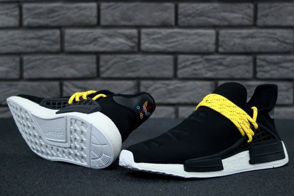 Чоловічі кросівки в стилі Adidas NMD x Pharrell Williams, чорний, В'єтнам , Чорний, 41