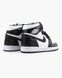 Кросівки Nike Air Jordan 1 Retro High White Black (Чорно-білі), Чорно-білий, 41