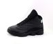 Кросівки Nike Air Jordan 13 Full Black (Чорний), Чорний, 41